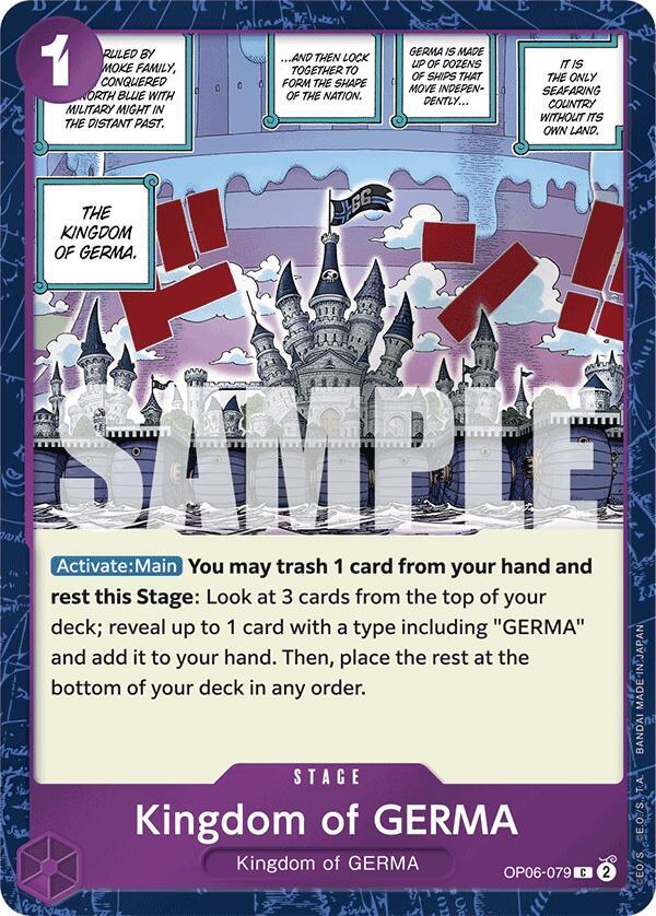 Kingdom of GERMA (Jolly Roger Foil), Premium Booster -The Best- OP06-079