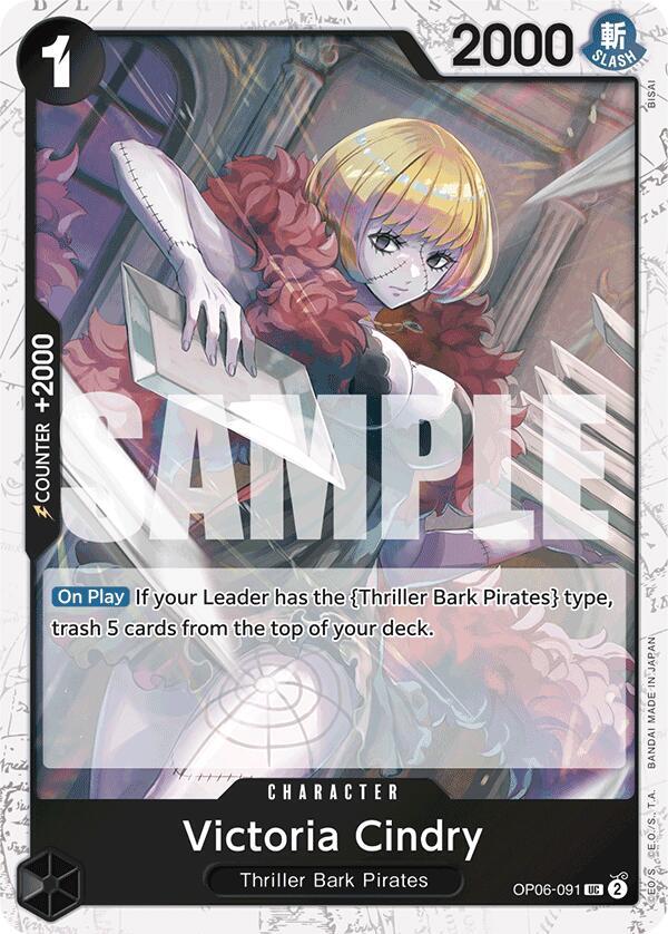 Victoria Cindry (Jolly Roger Foil), Premium Booster -The Best- OP06-091