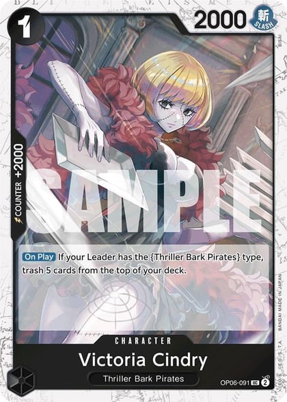 Victoria Cindry (Jolly Roger Foil), Premium Booster -The Best- OP06-091