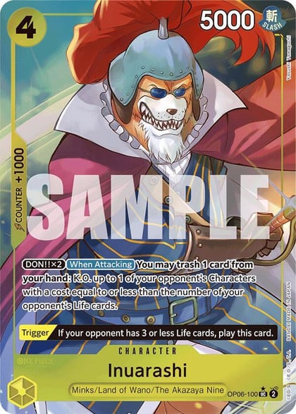 Inuarashi (Full Art), Premium Booster -The Best- OP06-100