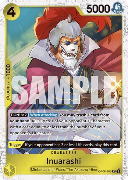 Inuarashi (Jolly Roger Foil), Premium Booster -The Best- OP06-100