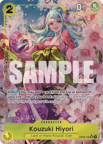 Kouzuki Hiyori (Alternate Art), Premium Booster -The Best- OP06-106