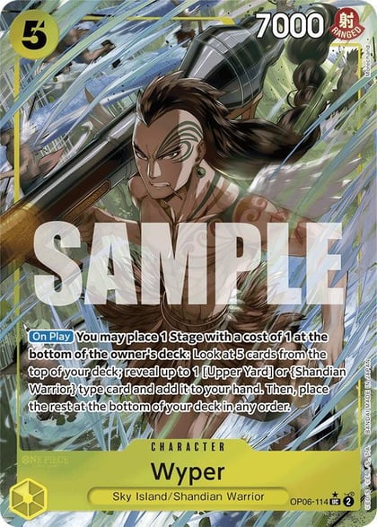 Wyper (Full Art), Premium Booster -The Best- OP06-114