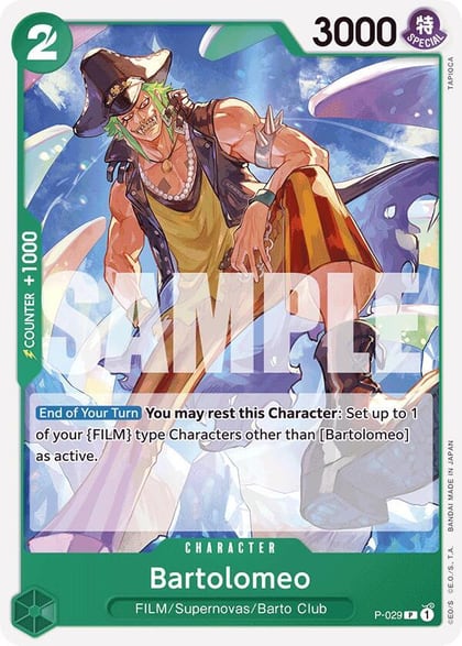 Bartolomeo (P-029) (Reprint), Premium Booster -The Best- P-029