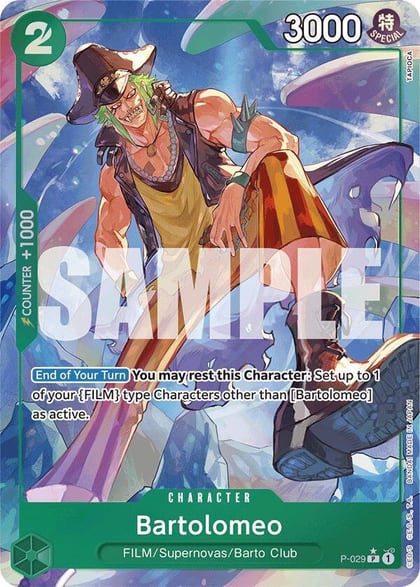 Bartolomeo (P-029) (Full Art), Premium Booster -The Best- P-029