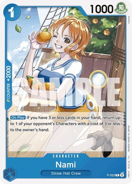 Nami (P-053) (Reprint), Premium Booster -The Best- P-053