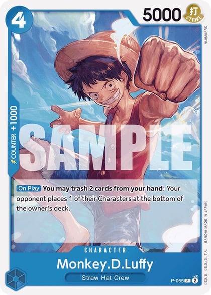 Monkey.D.Luffy (P-055) (Reprint), Premium Booster -The Best- P-055