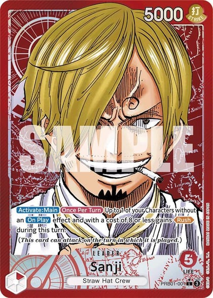 Sanji (PRB01-001) (Alternate Art), Premium Booster -The Best- PRB01-001
