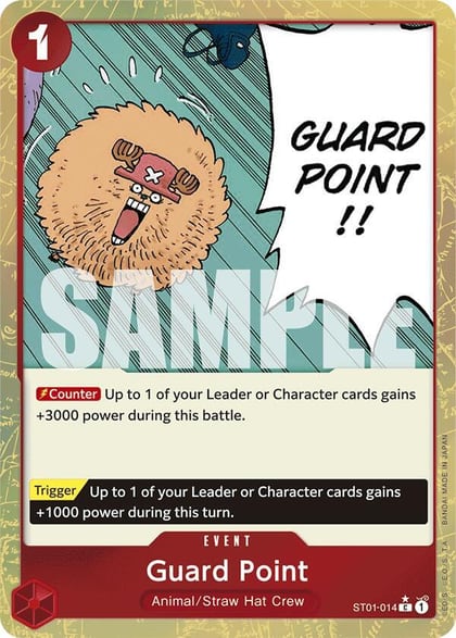 Guard Point (Textured Foil), Premium Booster -The Best- ST01-014