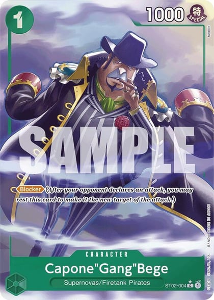 Capone"Gang"Bege (ST02-004) (Alternate Art), Premium Booster -The Best- ST02-004