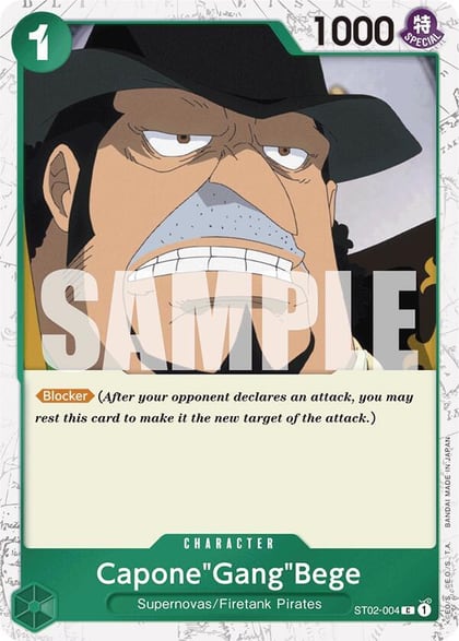 Capone"Gang"Bege (ST02-004) (Jolly Roger Foil), Premium Booster -The Best- ST02-004