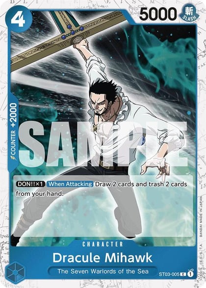Dracule Mihawk (ST03-005) (Jolly Roger Foil), Premium Booster -The Best- ST03-005