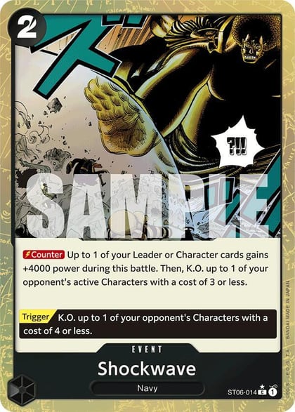Shockwave (Textured Foil), Premium Booster -The Best- ST06-014