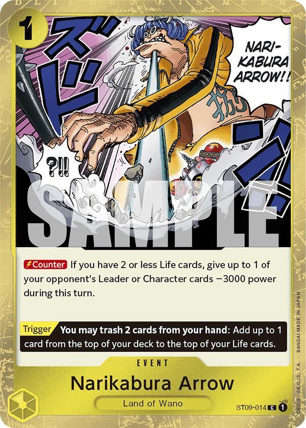 Narikabura Arrow (Jolly Roger Foil), Premium Booster -The Best- ST09-014