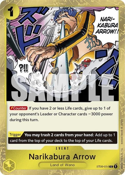 Narikabura Arrow (Jolly Roger Foil), Premium Booster -The Best- ST09-014