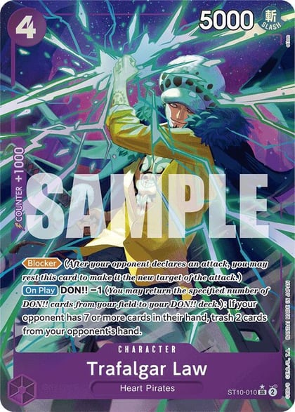 Trafalgar Law (ST10-010) (Alternate Art), Premium Booster -The Best- ST10-010