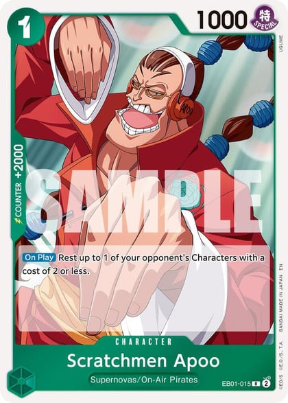 Scratchmen Apoo - EB01-015 (Reprint), Premium Booster -The Best- Vol. 2 EB01-015