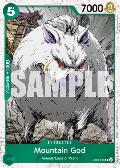 Mountain God (Pirate Foil), Premium Booster -The Best- Vol. 2 EB01-018