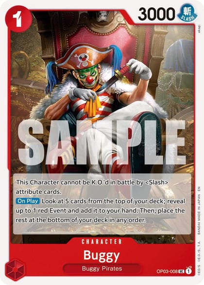 Buggy - OP03-008 (Reprint), Premium Booster -The Best- Vol. 2 OP03-008