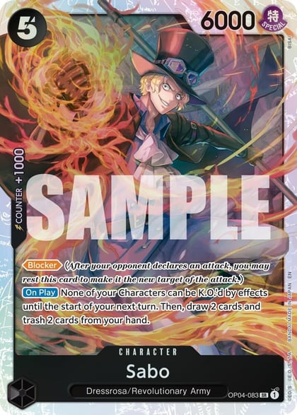 Sabo - OP04-083 (Reprint), Premium Booster -The Best- Vol. 2 OP04-083