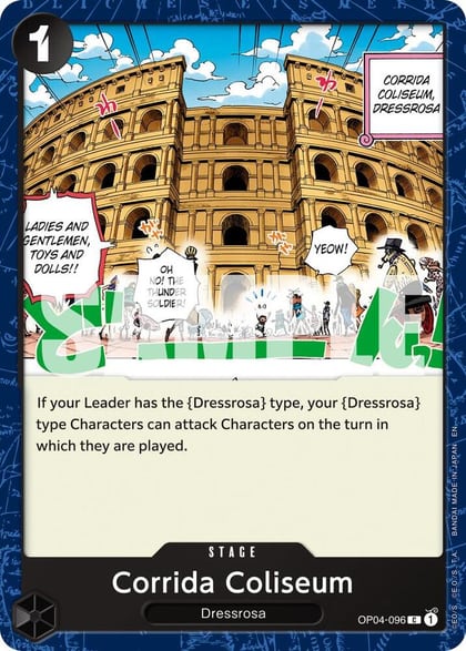 Corrida Coliseum (Reprint), Premium Booster -The Best- Vol. 2 OP04-096