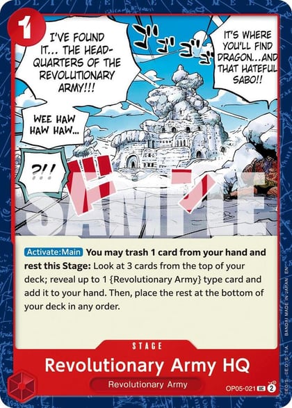 Revolutionary Army HQ (Reprint), Premium Booster -The Best- Vol. 2 OP05-021