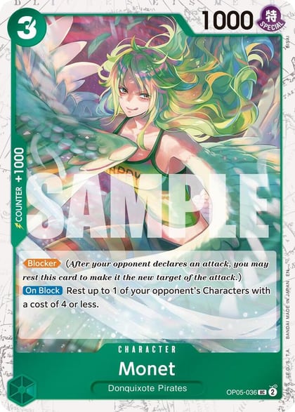 Monet (Pirate Foil), Premium Booster -The Best- Vol. 2 OP05-036