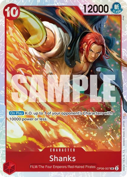 Shanks (Reprint), Premium Booster -The Best- Vol. 2 OP06-007