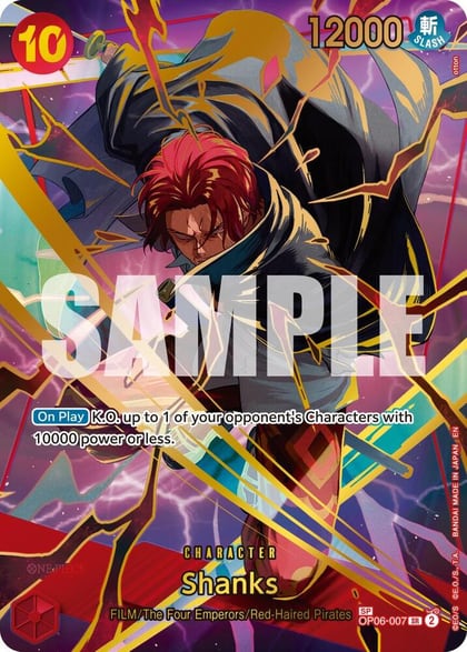 Shanks (SP), Premium Booster -The Best- Vol. 2 OP06-007