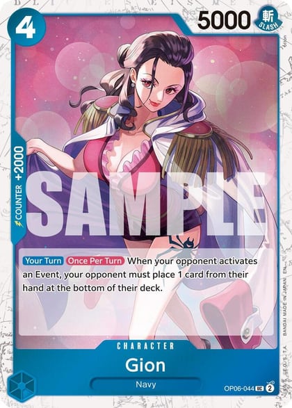 Gion (Pirate Foil), Premium Booster -The Best- Vol. 2 OP06-044