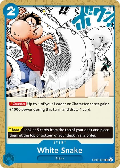White Snake (Reprint), Premium Booster -The Best- Vol. 2 OP06-059