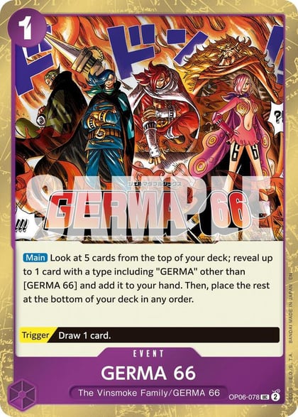 GERMA 66 (Pirate Foil), Premium Booster -The Best- Vol. 2 OP06-078