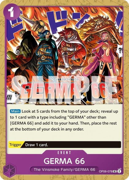 GERMA 66 (Reprint), Premium Booster -The Best- Vol. 2 OP06-078