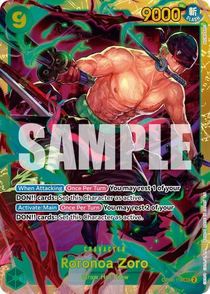 Roronoa Zoro - OP06-118 (Reprint), Premium Booster -The Best- Vol. 2 OP06-118