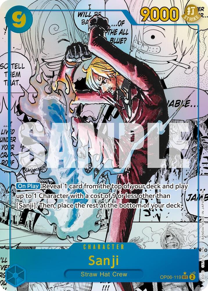 Sanji - OP06-119 (Manga), Premium Booster -The Best- Vol. 2 OP06-119