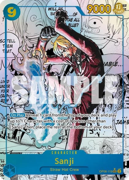 Sanji - OP06-119 (Manga), Premium Booster -The Best- Vol. 2 OP06-119
