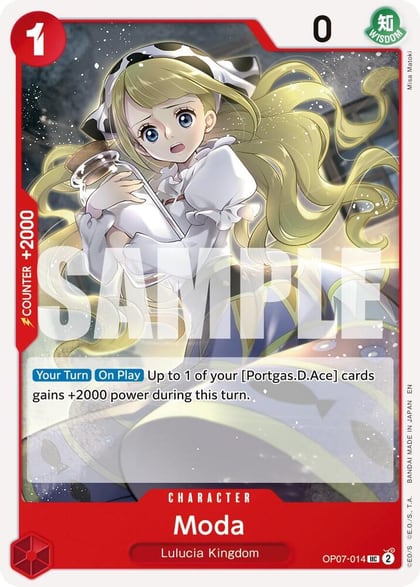 Moda (Reprint), Premium Booster -The Best- Vol. 2 OP07-014