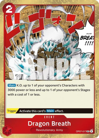 Dragon Breath (Pirate Foil), Premium Booster -The Best- Vol. 2 OP07-017