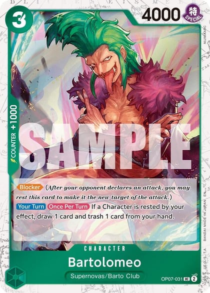 Bartolomeo (Pirate Foil), Premium Booster -The Best- Vol. 2 OP07-031