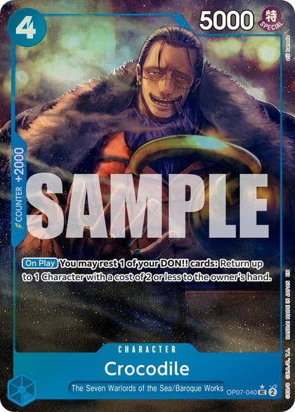 Crocodile - OP07-040 (Alternate Art), Premium Booster -The Best- Vol. 2 OP07-040