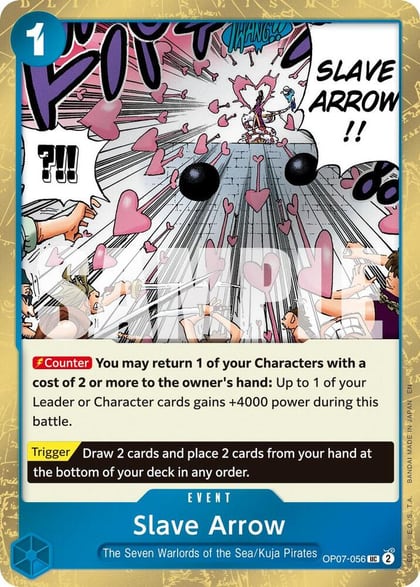 Slave Arrow (Pirate Foil), Premium Booster -The Best- Vol. 2 OP07-056