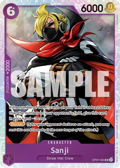 Sanji (Reprint), Premium Booster -The Best- Vol. 2 OP07-064