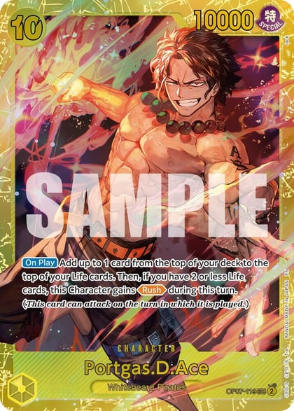 Portgas.D.Ace - OP07-119 (Reprint), Premium Booster -The Best- Vol. 2 OP07-119