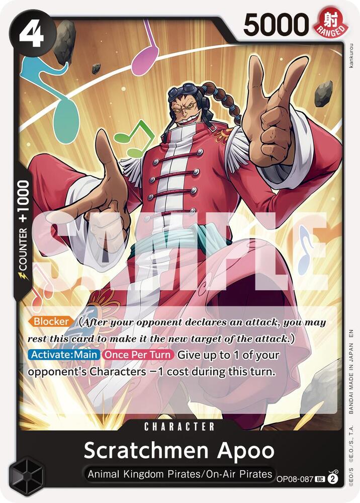 Scratchmen Apoo - OP08-087 (Reprint), Premium Booster -The Best- Vol. 2 OP08-087