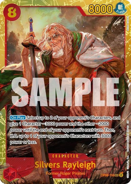 Silvers Rayleigh - OP08-118 (Reprint), Premium Booster -The Best- Vol. 2 OP08-118