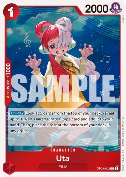 Uta (Reprint), Premium Booster -The Best- Vol. 2 OP09-002