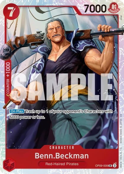 Benn.Beckman (Reprint), Premium Booster -The Best- Vol. 2 OP09-009