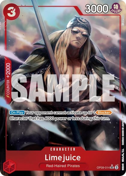 Limejuice (Alternate Art), Premium Booster -The Best- Vol. 2 OP09-014