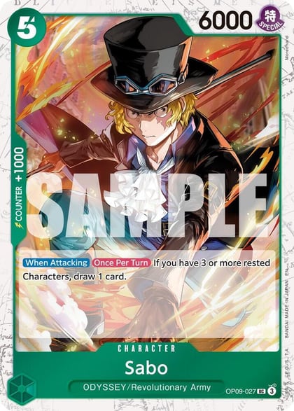 Sabo - OP09-027 (Pirate Foil), Premium Booster -The Best- Vol. 2 OP09-027