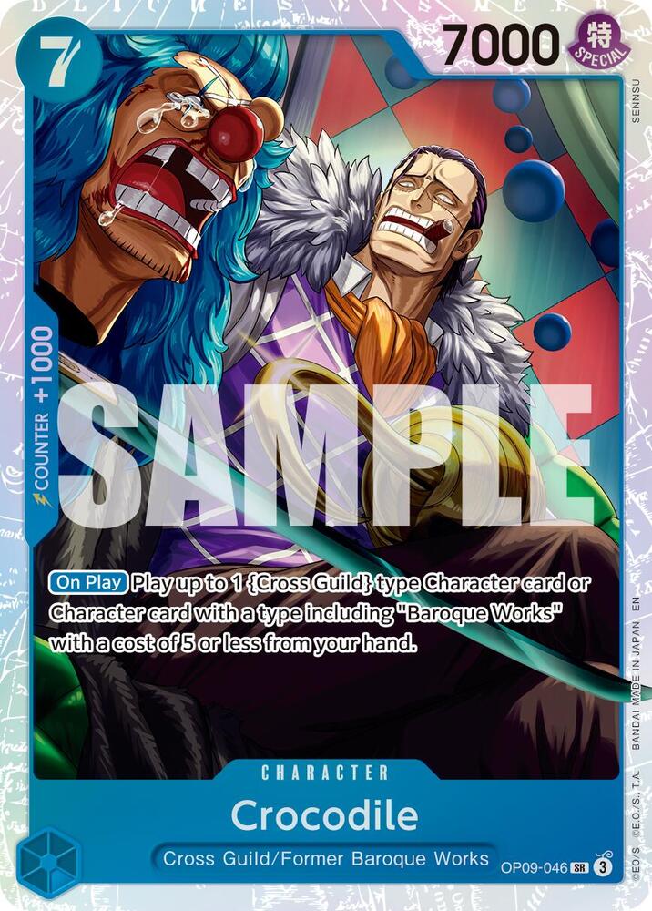 Crocodile - OP09-046 (Reprint), Premium Booster -The Best- Vol. 2 OP09-046